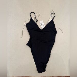 NWT L*Space Black and White Swimsuit